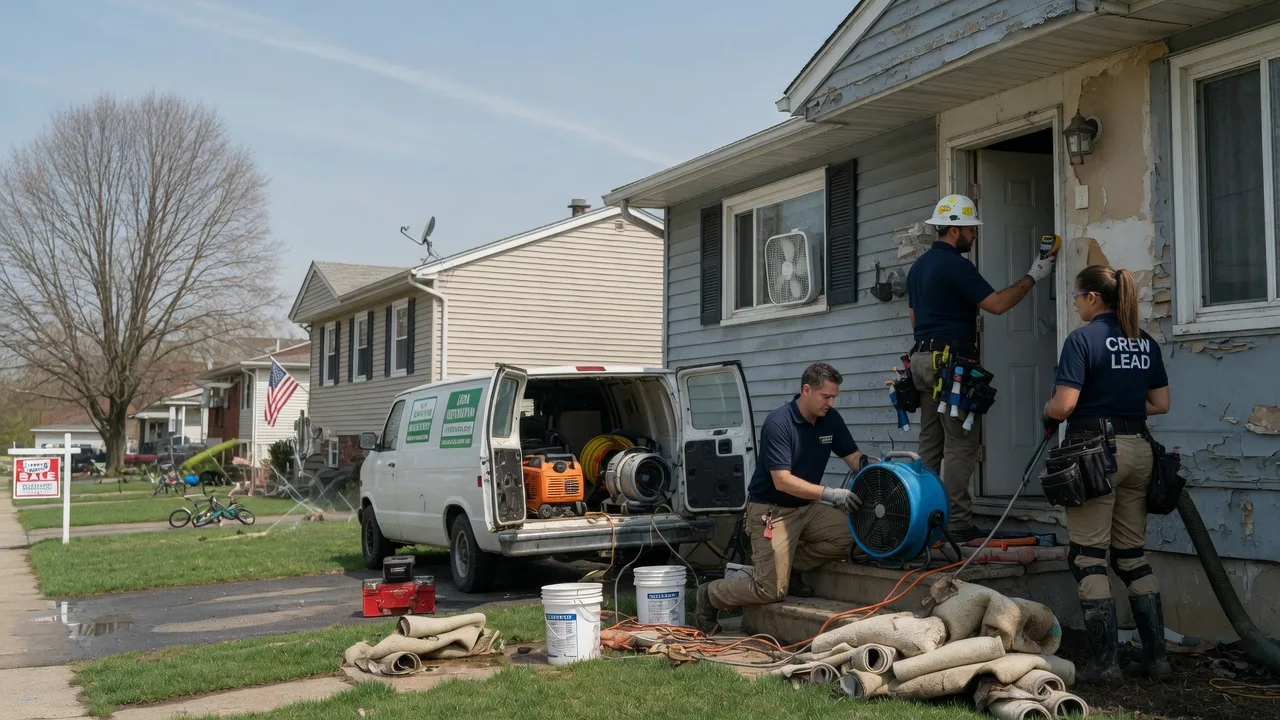 Flood Cleanup in New Troy, MI near me